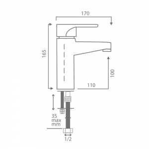 VENUS baterija za lavabo 10302