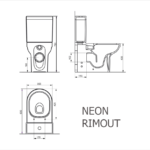 NEON RIMOUT BTW monoblok sa softclose wc daskom