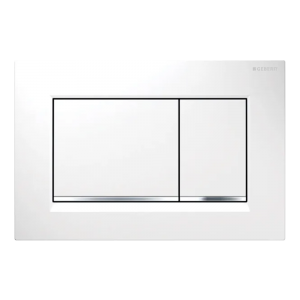 GEBERIT Taster Sigma30 Bela-Hrom-Bela 115.883.KJ.1