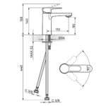 BLAU-baterija-za-lavabo-dimenzije