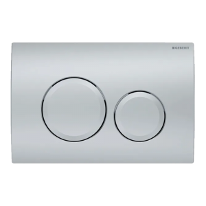 GEBERIT Taster Delta 20 Dvokoličinski Mat-Chrom 115.127.46.1