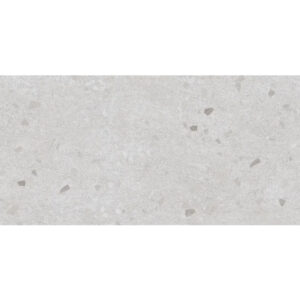 TERRA Grey rett 60x120 siva granitna pločica sa terrazzo efektom i reljefastom mat površinom.
