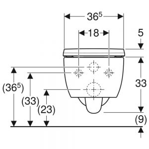 iCON Rimless konzolna wc šolja sa soft close wc daskom 500.784.01.1