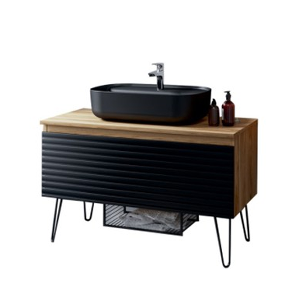 TAYLAN Hazar Antracite 100 ormarić sa umivaonikom TAYLAN Hazar Antracite 100 ormarić sa umivaonikom