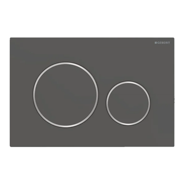 GEBERIT Taster Sigma20 Crna Mat-Hrom Sjaj-Crna Mat 115.882.14.1 - Triniti
