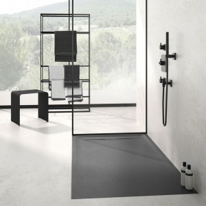 Geberit Sestra tuš kada 80x100 grafitna 550.272.00.2