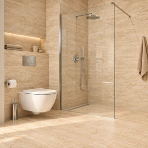 Canyon Beige 30x60 granitne pločice na podu i zidovima modernog kupatila