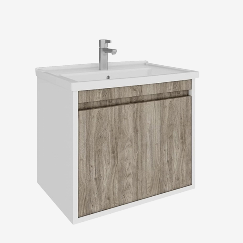 CAPITOL Antique Walnut & White ormarić sa umivaonikom širina 65 cm CAPITOL Antique Walnut & White ormarić sa umivaonikom širina 65 cm