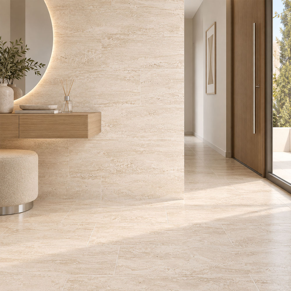 CANYON Cream 30x60 Canyon Cream 30x60 granitne pločice na podu i zidu modernog svetlog enterijera