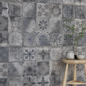 CITY Grey Patchwork 60x60