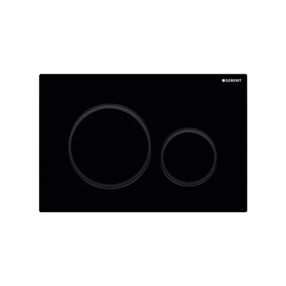 Geberit taster Sigma20 crni sjaj sa mat crnim prstenovima 115.882.DW.1 Geberit taster Sigma20 crni sjaj sa mat crnim prstenovima 115.882.DW.1