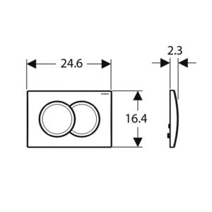 geberit delta 01 dimenzije