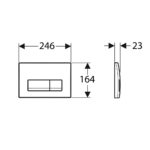 geberit delta 50 dimenzije