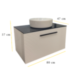 FINE White 80 ormarić sa umivaonikom FINE White 80 ormarić sa umivaonikom