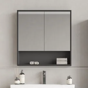 ZUMA Antracite Oak ormarić sa ogledalom