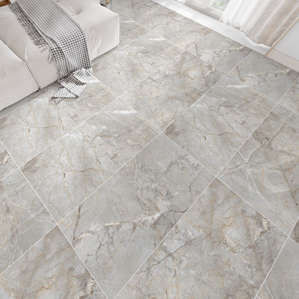DUBLIN GREY glossy rett 60X120 Dublin Grey glossy rett 60×120 – granitna pločica u sivom mermernom dezenu