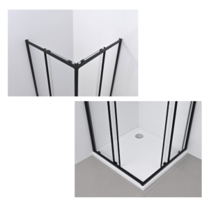 Tuš kabina 80x80 Black 5006B KBS500680B