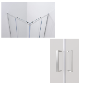 tus kabina 6mm staklo 80x80