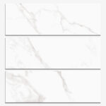 Paris White glossy rett 30×90 zidna keramička pločica sa mermernim dezenom